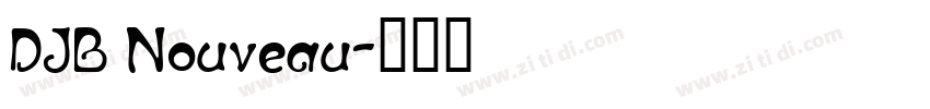 DJB Nouveau字体转换